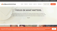 Desktop Screenshot of litera.com